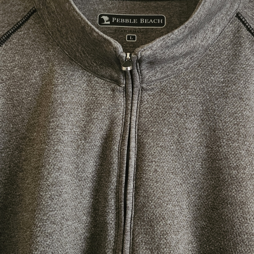 Pebble Beach Golf Pullover  With 1/4 Zip - Picture 3 of 6
